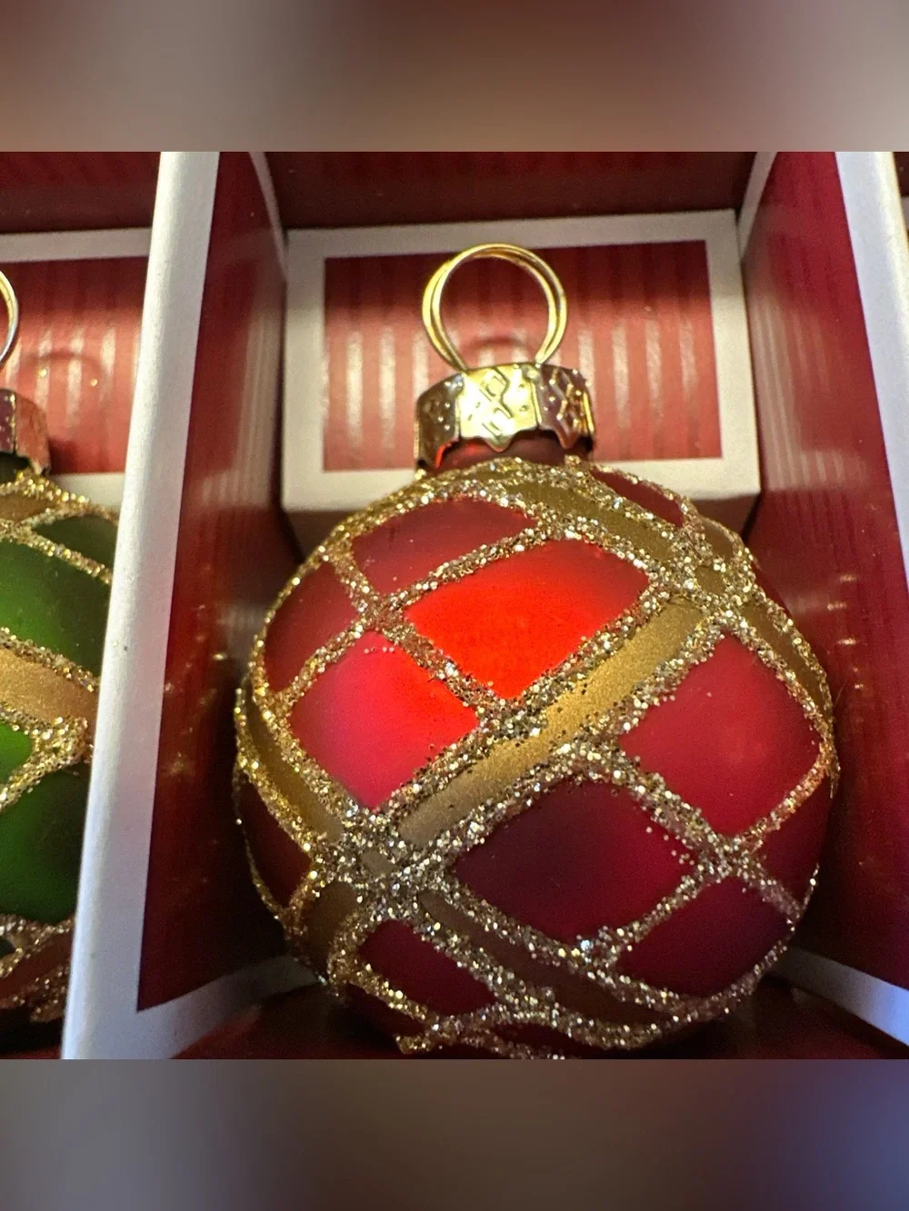 Vintage Target Christmas Ornament Name Card Holders Set of 6 Holiday Table Decor
